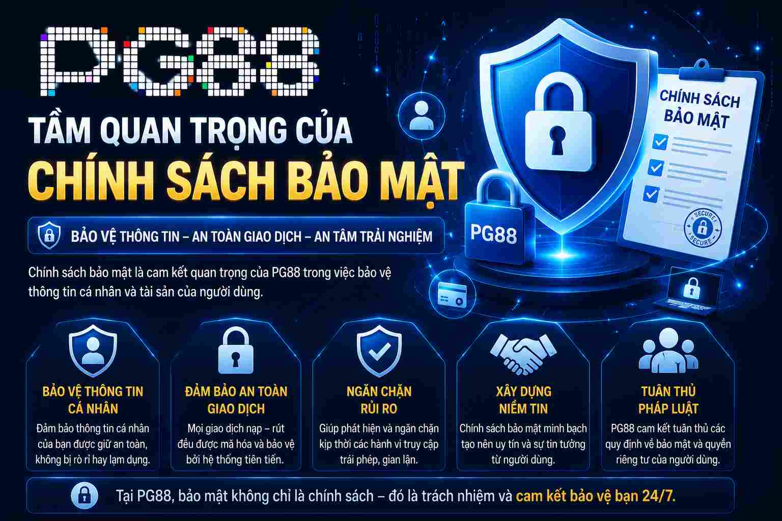 Tầm quan trọng của bảo mật PG88